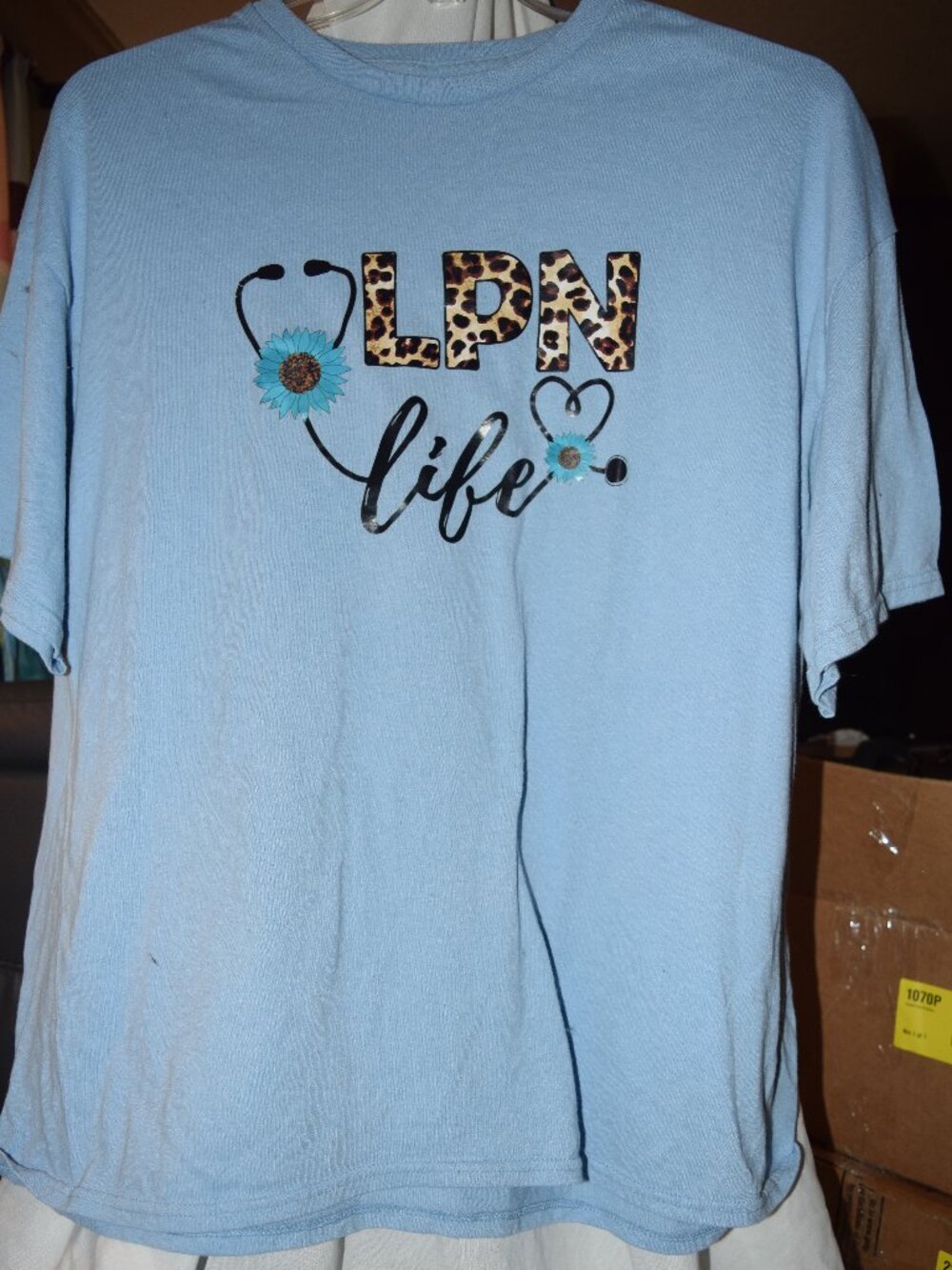 "LPN Life" Pullover Tee, Cotton, 3X
